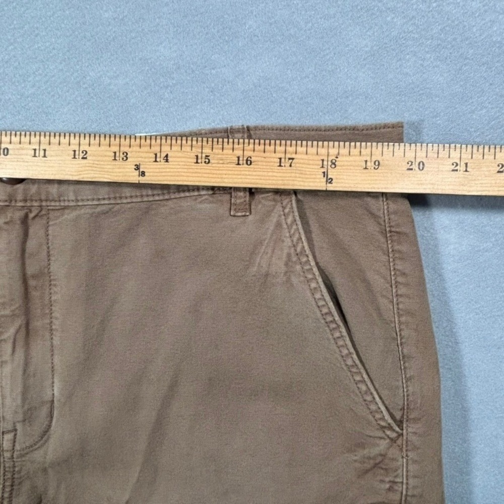 American Eagle Women's‎ Tan Carpenter Pants 20W High Rise Straight Utility Cargo - Picture 10 of 16